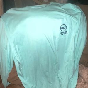 Vineyard Vine long sleeve tshirt the color is called Sea grove Smoke free home.